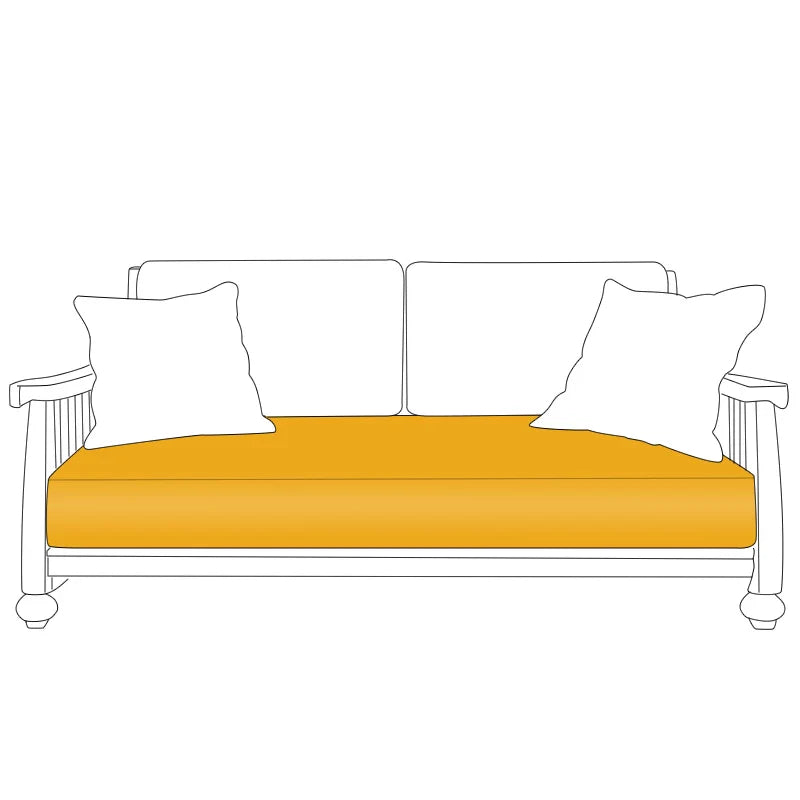 DETIBLUE Bench Cushions
