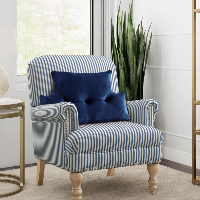 Backrest Cushion for Armchair could be placed on bedroom armchairs | Rulaer