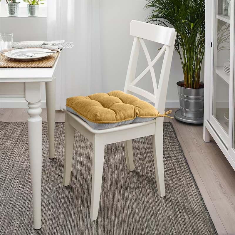 Dinette Chair Cushions with Ties can be used in dining chairs | Rulaer