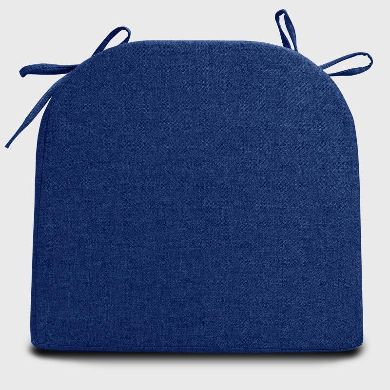 Indoor U Shaped Dining Chair Cushion with Denim blue color, best decor for your indoor dining chair | Rulaer